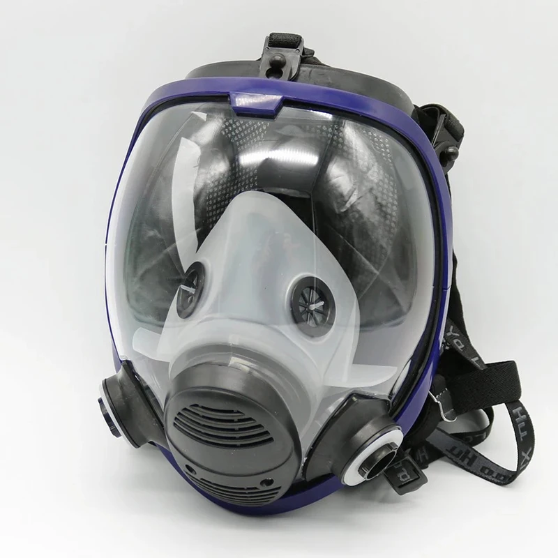 Masque à Gaz Chimique 6800 7 en 1, Anti-Poussière, Vaccination, Peinture, Pesticide, Spray, Silicone, Couverture Complète pour Soudage en Laboratoire