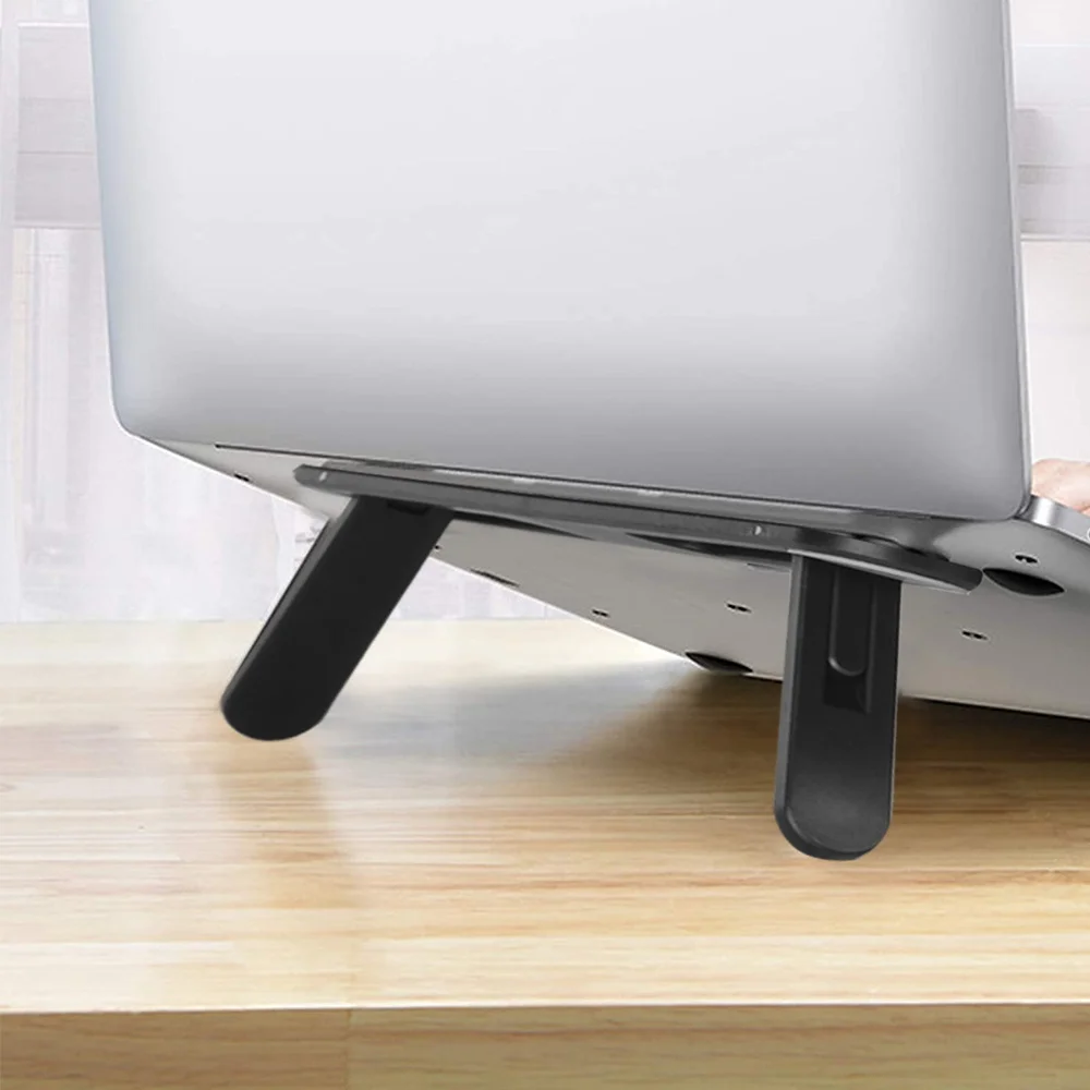 Laptop Riser Stand Für Macbook Pro Notebook Tablet Tragbare Invisible Faltbare computer Halterung Kühlung Laptop Zubehör