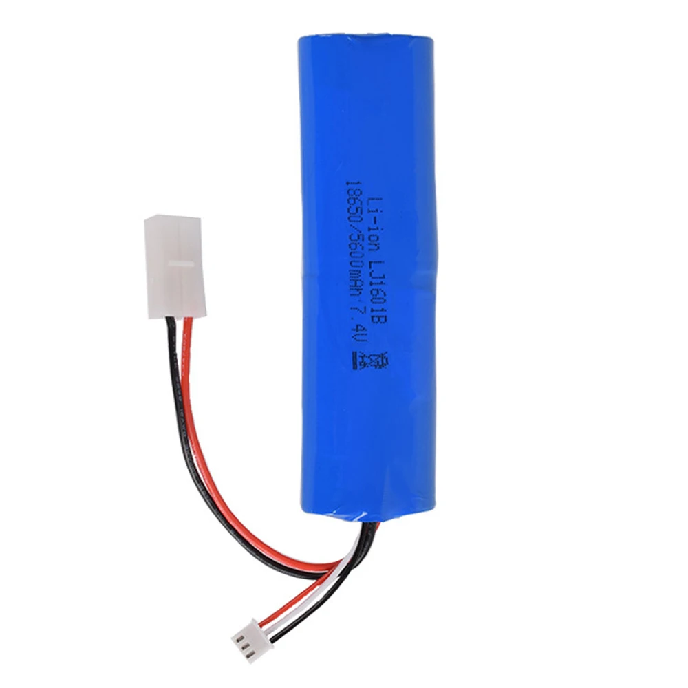 7.4V 5600mah 18650 high capacity Lipo Battery L6.2-2P Plug for heng long 3818 3889 3809 Remote Control Tank car truck toy parts