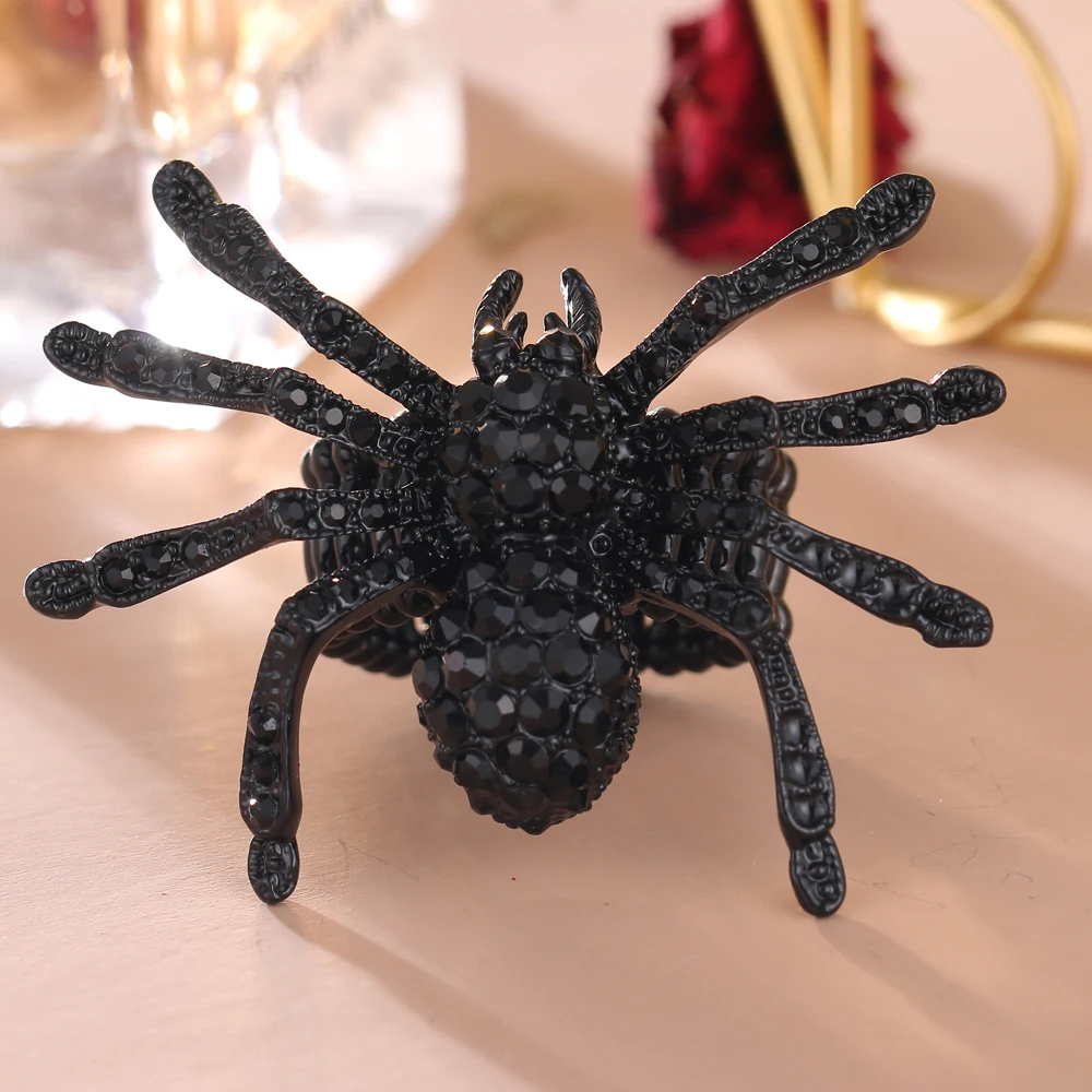 Unisex spider ring, men\'s ring animal personality ring boyfriend gift