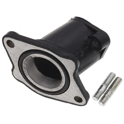 28mm Black Motorcycle Carburetor Intake Manifold Pipe for QJ125 CG125 125cc 150cc Dirt Pit Street Bike