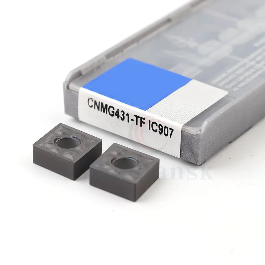 CNMG120404 TF IC907 CNMG432 TF carburo insertar herramienta de torneado herramientas de torneado externo CNMG 120408 fresado turningtool CNC