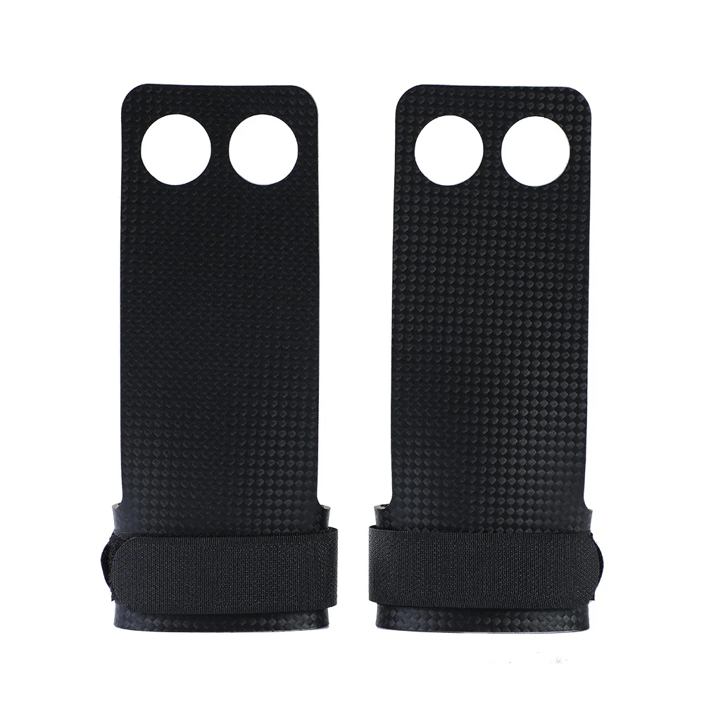 2-Hole Carbon Crossfit Grip for Weightlifting Gym Workoutfor Kettlebell Pull-ups Gymnastics