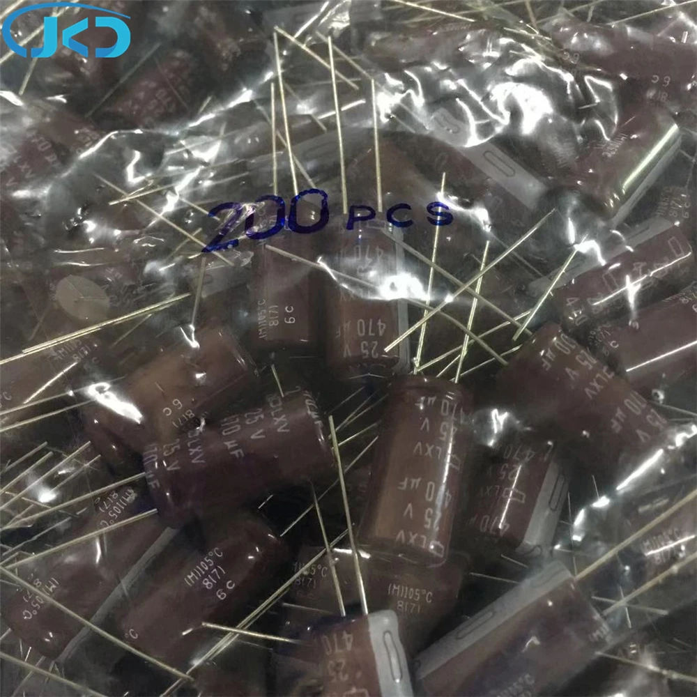 10pcs/Lot 470uF 25V NCC 10x20mm Extremely Low Impedance 25V470uF Aluminum Electrolytic capacitor NCC NIPPON