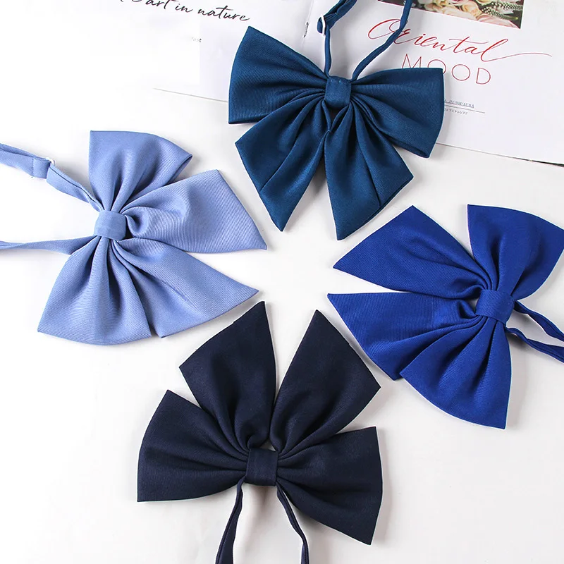 Fashion Solid Women's Bow Tie Oblique Angle Cute Bow-knot Japanese Student Jk School Uniform Accessories