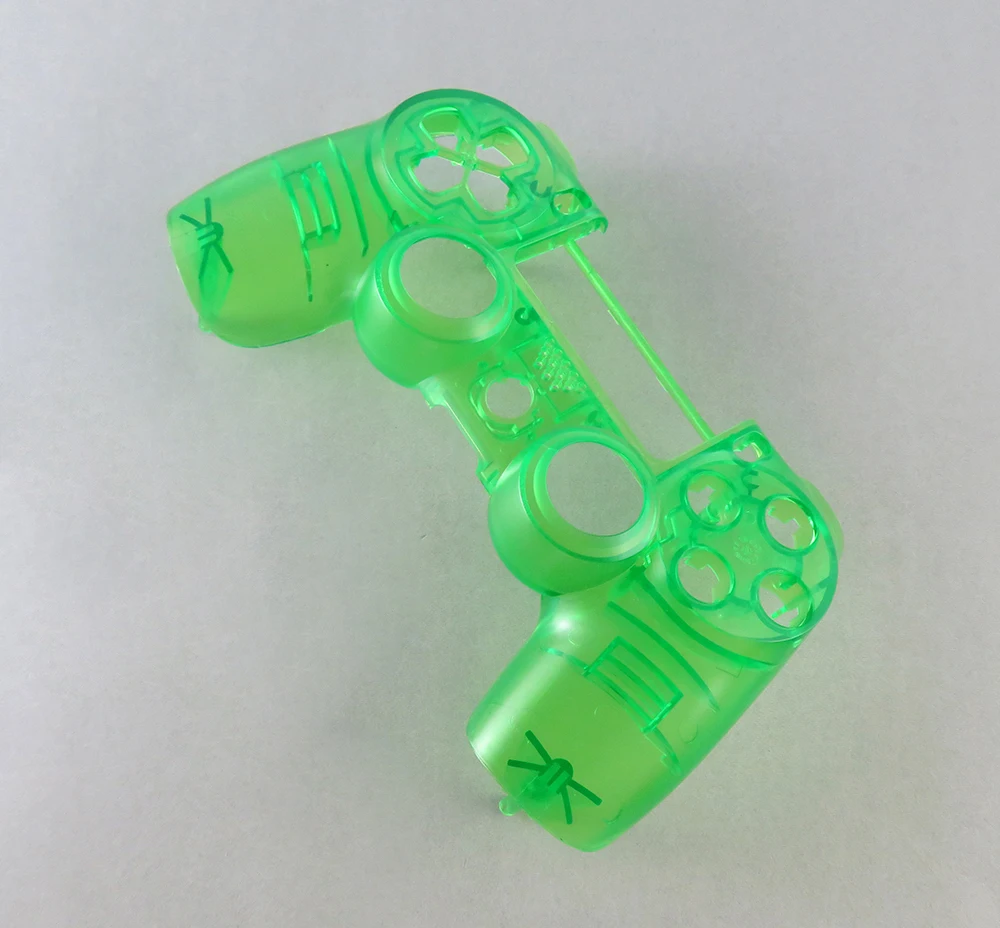 50 Uds. Carcasa frontal transparente y cristalina cubierta de placa frontal para controlador Playstation 4 PS4 JDM 040 JDS 040