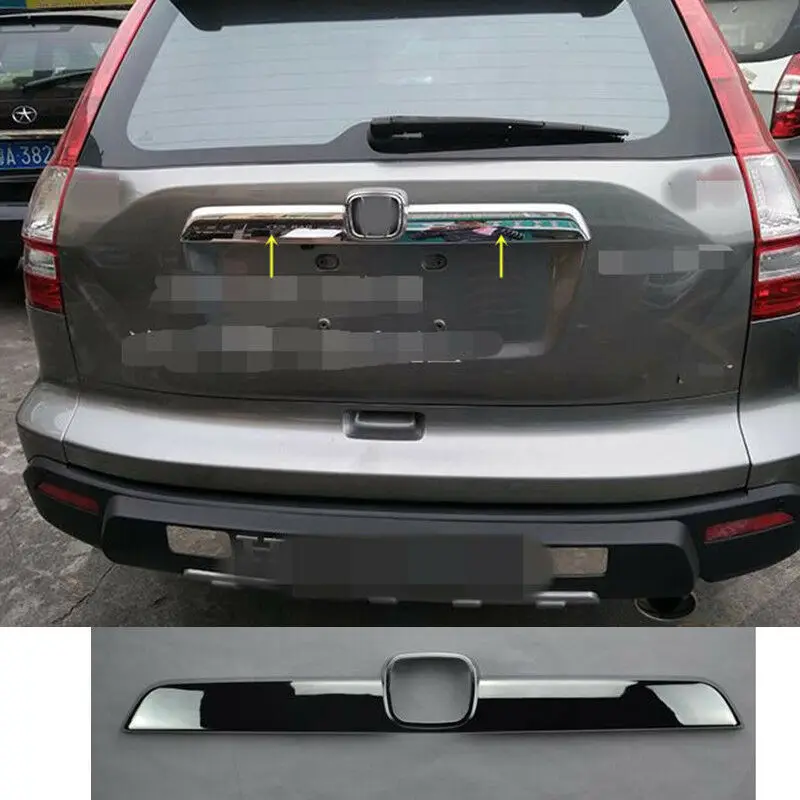 for Honda CR-V 2007 2008 09 10 2011 ABS Chrome Trunk Rear Gate Door Lid Stripe Cover Trim