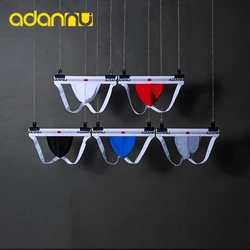 ADANNU Underwear Sexy Men Jockstrap Men Thong Cotton U Pouch Men Thong Male Panties Cueca Tanga Comfortable Underpants AD46