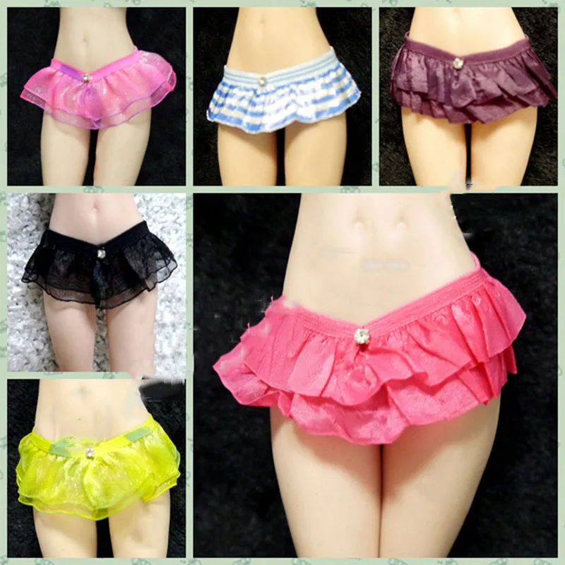 

6 Style 1/6 Scale Female Soldier Shorts Kawaii Sweet Mini Shorts Fit 12 Inch Action Figure Model