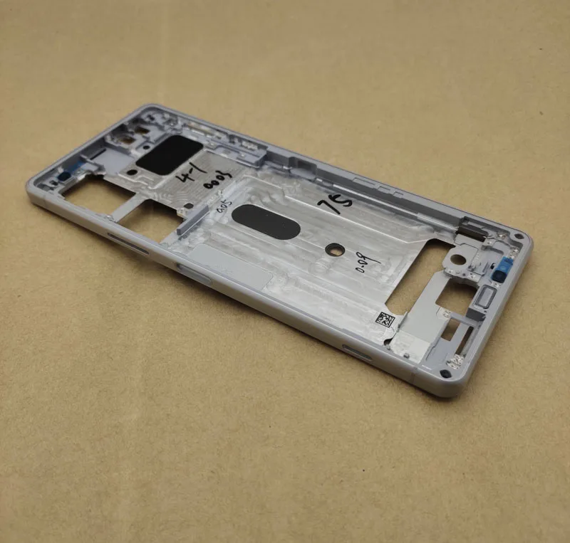 Original Middle Frame Chassis Bezel Bracket Panel Metal Plate for Sony Xperia 1 II, X1 II Mark 2, LCD Supporting