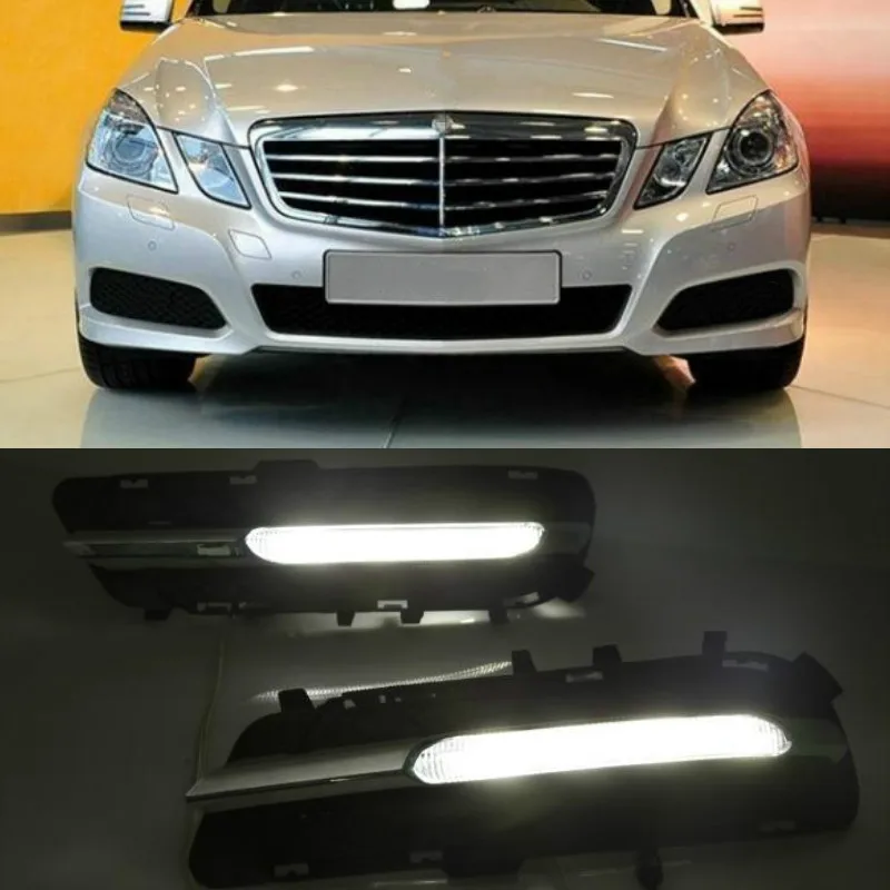 Car DRL LED Daytime Running Light DRL Lights Fog Lamp For Mercedes For Benz W212 E-Class E250 E300 E350 2009-2013