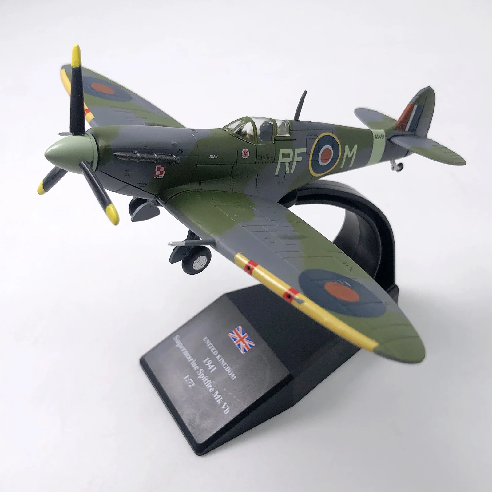 

1/72 Scale British Airplane Diecast Metal Plane Aircraft Model Children Toy Spitfire Fighter Alloy Diecast Plane Model