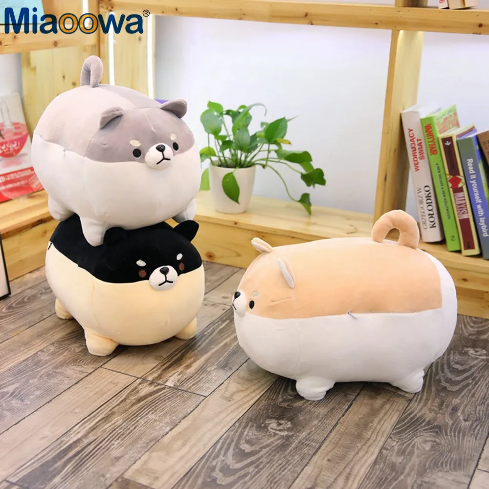 Nowy 40/50cm Śliczny pies Shiba Inu Pluszowa zabawka Wypchane miękkie zwierzę Corgi Chai Poduszka Prezent świąteczny dla dzieci Kawaii Valentine Present