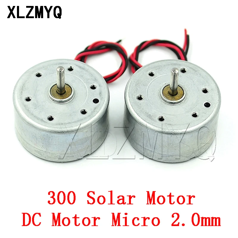 Dc 1.5V 3V 4.5V 5V 6V Dc Micro Motor Type 300 Dc Motor Voor Solar panel Diy Speelgoed 2 Pins Afstand Plug 2.0Mm PH2.0mm Borstel Motoren