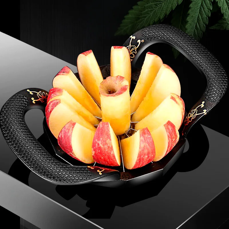 High quality zinc alloy apple cutting kitchen tool fruit cutter apple slicer fruit cutter coring tool kitchen tools accessories