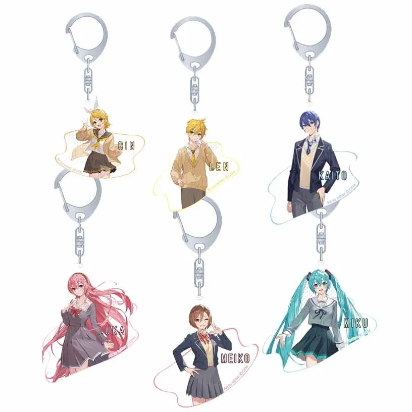 hatsune-miku-acrilico-keychain-anime-figurine-colecao-ornamentos-kaito-kagamine-rin-len-vocaloid-pingente-hatsune-miku