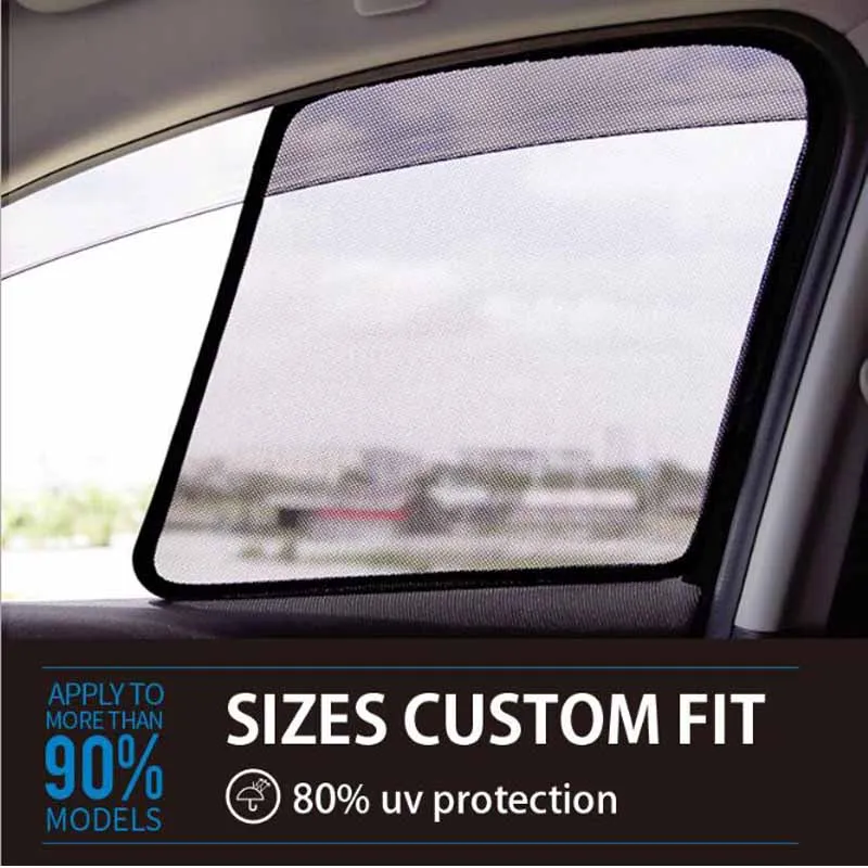 FOR SUBARU XV OUTBACK FORESTER 2008-2010 2011 2012 2013 2014 2015 2016 2017 2018 Magnetic Car Window Sunshade Car Door Sun Shade