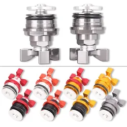 CNC Aluminum Motorcycle Titiuam Preload Fork Cap Adjusters Universal For Kawasaki Ninja 250 All Years w/ 37mm Fork Bolts