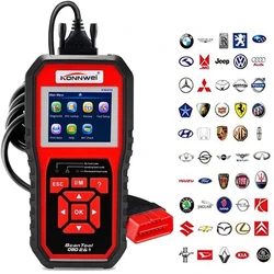 Professional OBD2 Scanner Diagnostic Tool KW850 OBDII & EOBD Check Engine Code Reader Compatible with All OBDII Cars Post 1996