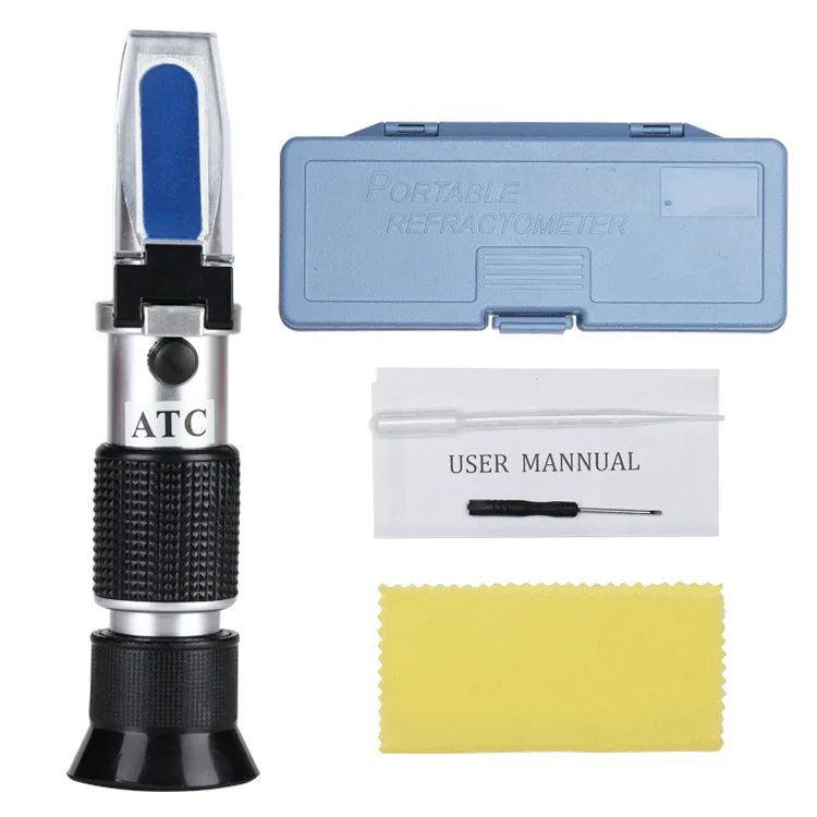 Refractómetro de batería de coche 4 en 1, líquido de motor, punto de congelación, Urea Adblue, anticongelante automotriz, 34% de descuento