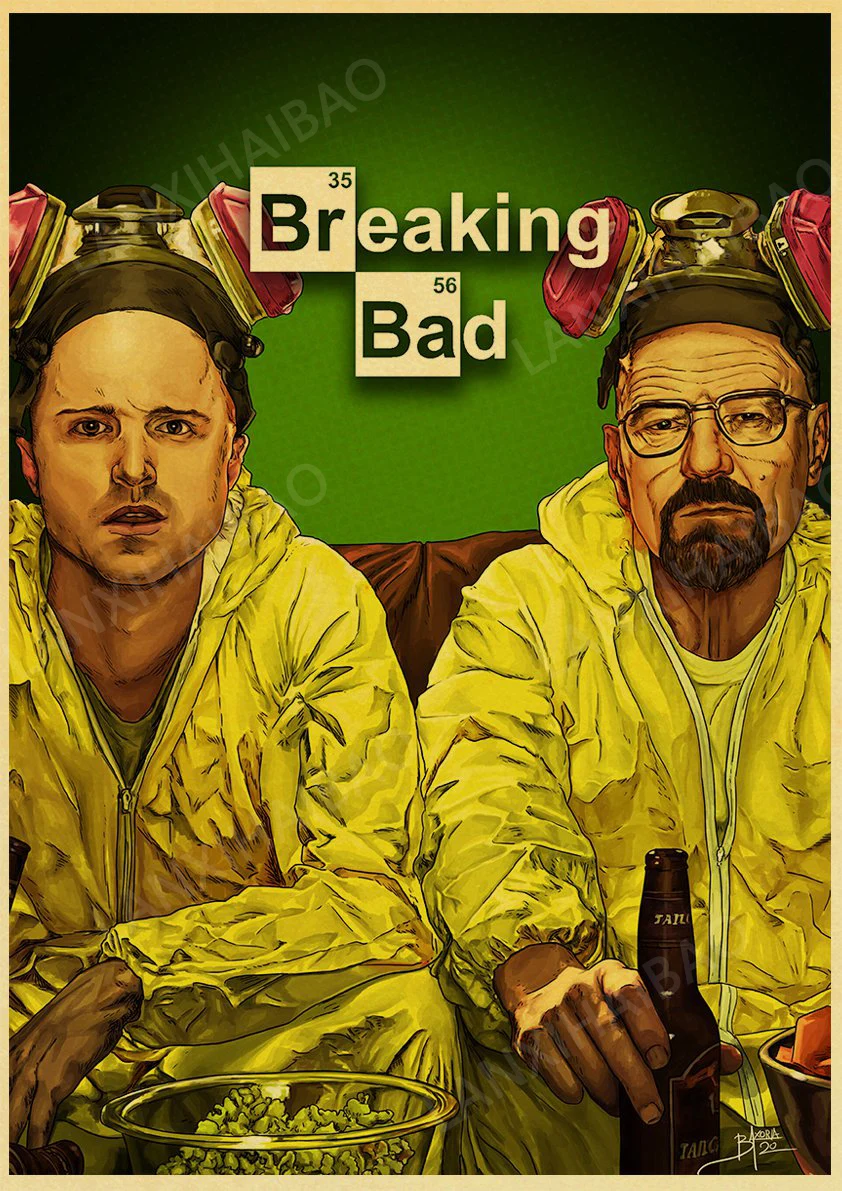 Classic TV Play Vintage Kraft Paper Posters Breaking Bad Supernatural Retro Home Wall Decor Poster Film Art Painting Pictures