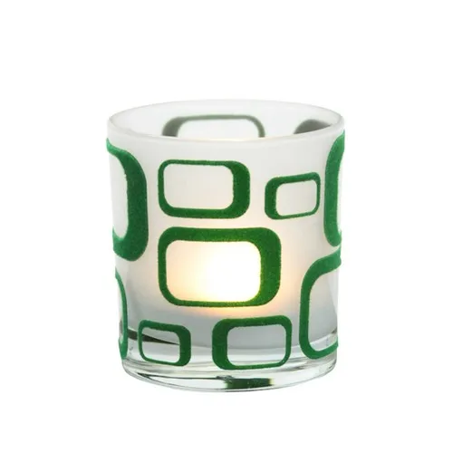 Arte Home Rectangle Green Retro Candle Holder