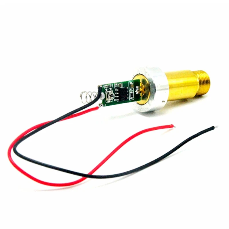 

532nm 50mw Industrial LAB Green Light Laser Diode Dot Module 3.7V-4.2V with Aluminium Heatsink Light effect lamp