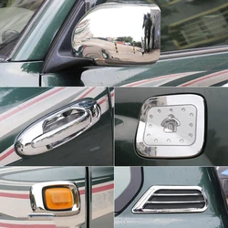 Land Cruiser 100 Exterior Chrome Door Handle Tank Cover Side Mirror Cover For Toyota LC100 Fj100 1997-2007 Accessories