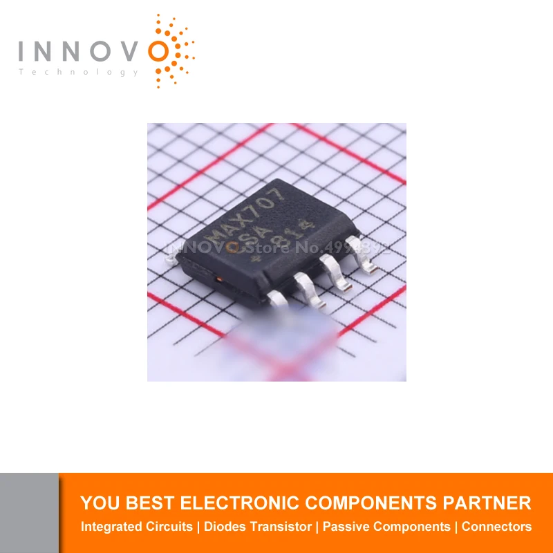 10 шт./лот STM706TM6F DS1672S-33+T&R DS1302S+T&R MAX707CSA+T TL7712ACD TL7705BIDR SOP-8 Новый оригинал