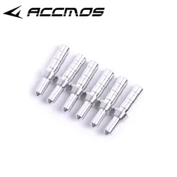 50pcs Archery Aluminum Nock Pin for ID 3.2/4.2/6.2/5.2/8.0mm Arrow Shaft Nock Compound Recurve Bow Arrows Archery (Only Pin)