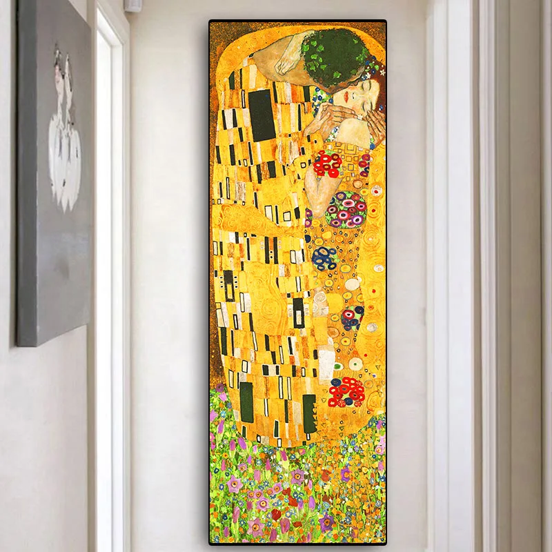 Artista Gustav Klimt beso colección abstracta pintura al óleo sobre lienzo carteles e impresiones Cuadros Cuadros Cuadros de arte de pared para sala de estar