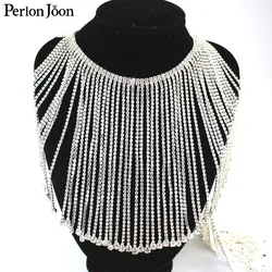 1 yard Super long tassel crystal style rhinestone fringe trim sew on clothing wedding boots clothing decoration