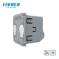 Livolo DIY EU Standard Switch, VL-C702DR, Smart Switch, Without Glass Panel, AC 220~250V Remote& Dimmer Wall Light Switch