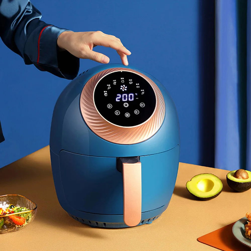 

Air fryer household multi-function smoke-free electric fryer intelligent timing fryer