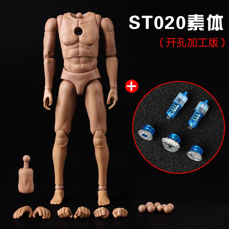 1/6 Tony Nano Combat Uniform set Model with Head for 12