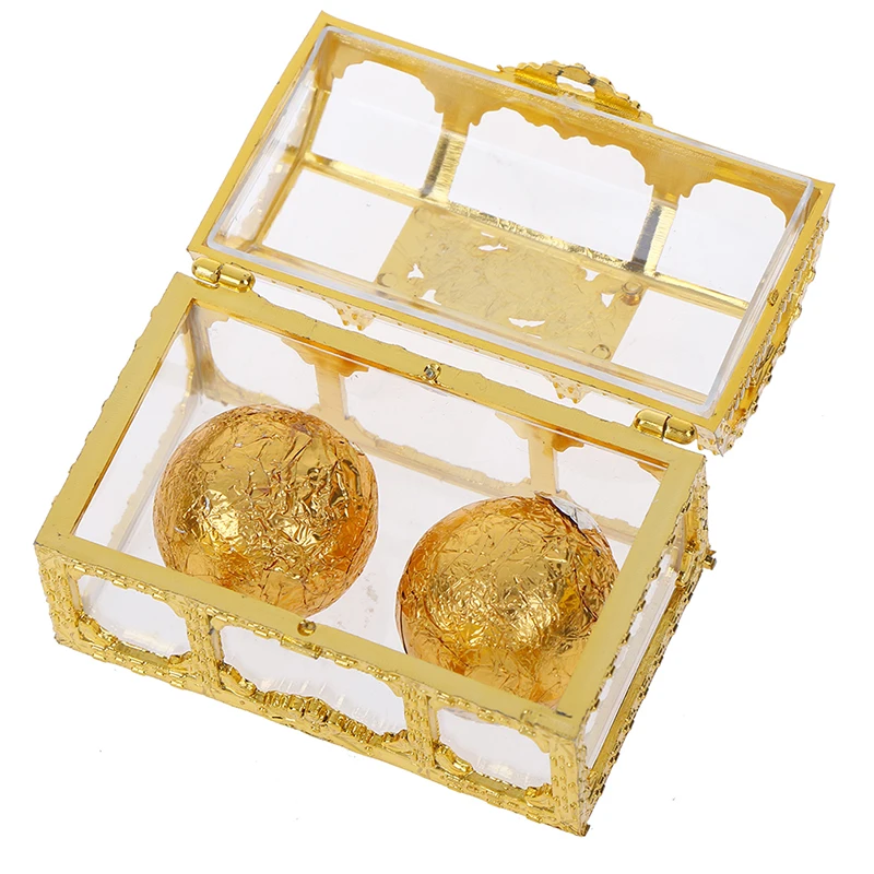 Transparent Organizer Trinket Treasure Storage Mini Home Case Chest Collectibles Desktop Gem Candy Makeup Pirate Jewelry Box