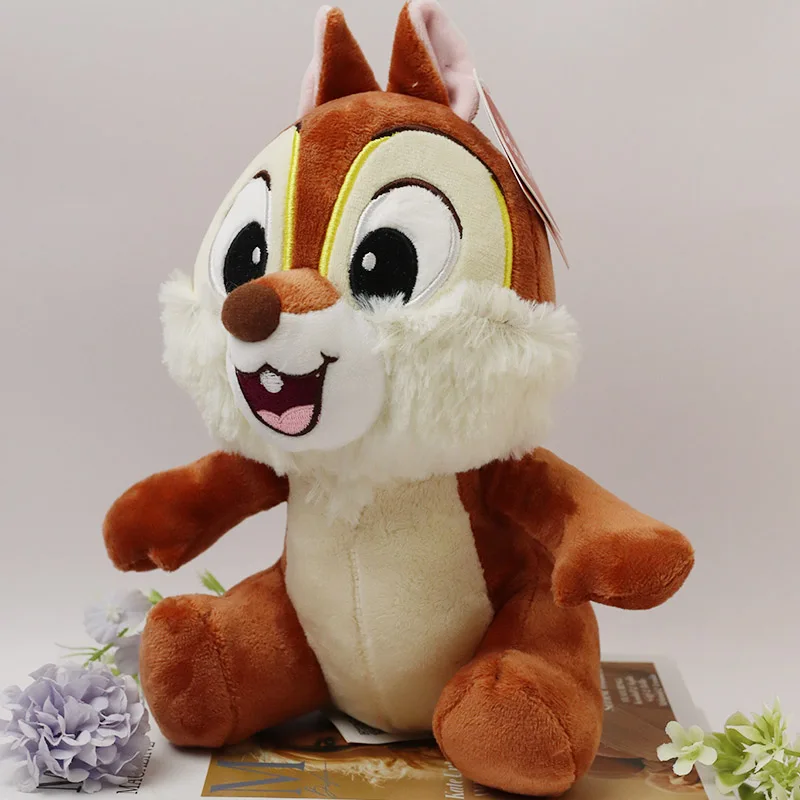 22cm Kawaii Chip & Dale Set Disney Plush Toys Simba The King Lion Anime Movie Chipmunk Doll Stuffed Animals Gift Items For Kids