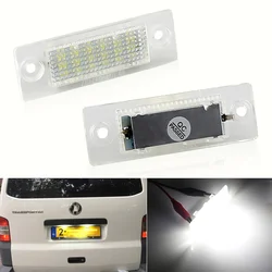 2Pc LED Number License Plate Light Canbus For VW Golf MK5 Jetta Touran Passat B5.5 B6 Caddy Transporter Skoda Superb MK1 3U B5