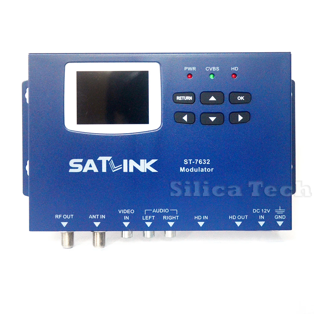 Original Satlink ST-7632 ISDB-T/ DVB-T/ DVB-C RF output modulator AV/ HDMI input