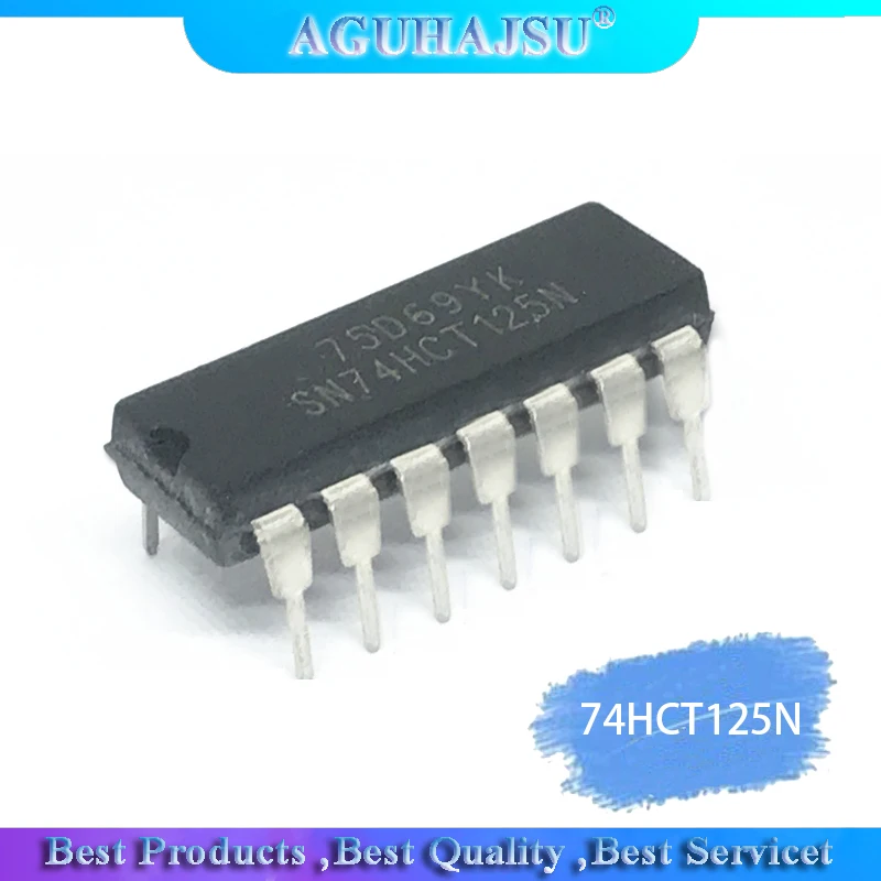 10PCS 74HCT125N SN74HCT125N 74HCT125 DIP   original