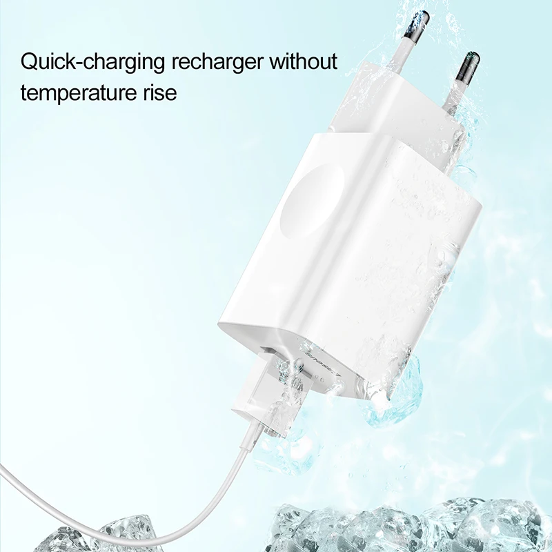 Baseus – chargeur USB 24W QC3.0, Charge rapide 3.0, adaptateur mural pour téléphone iPhone 12 11 Pro XS Max XR Xiaomi