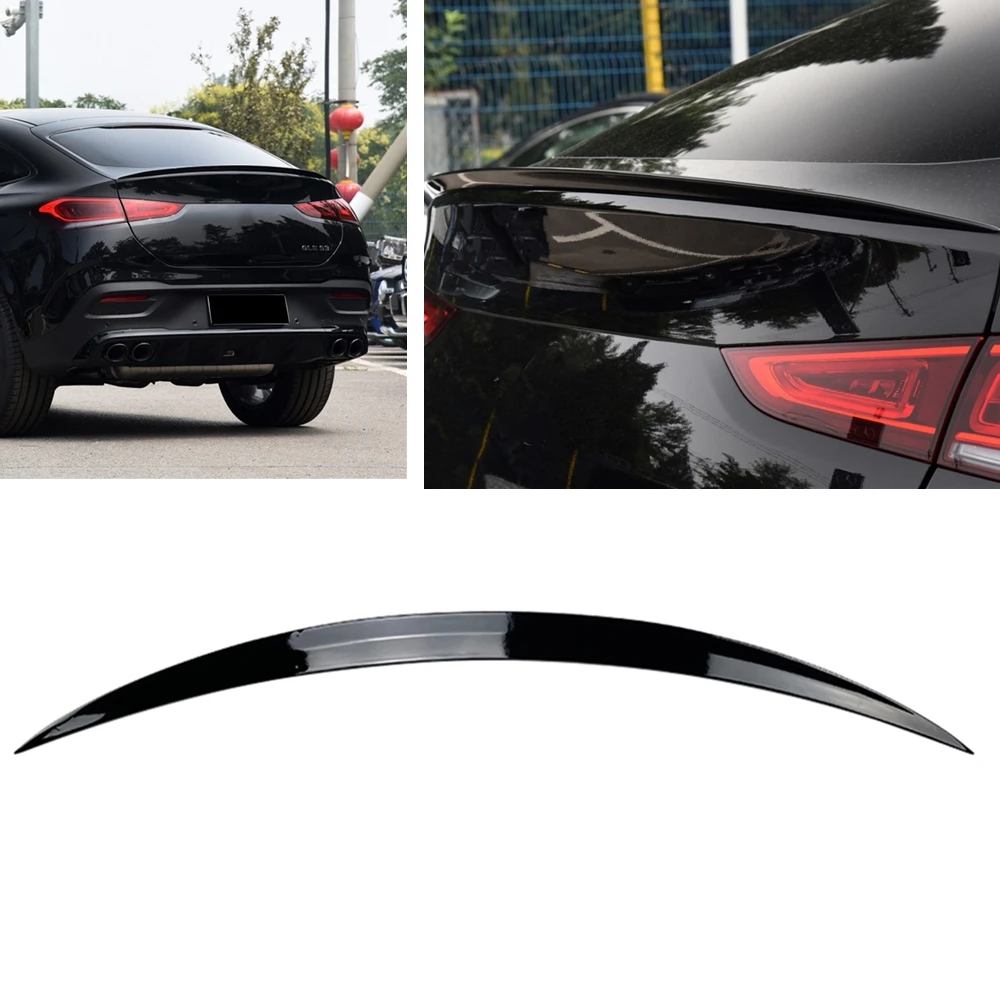 

Rear Trunk Spoiler Wing Gloss Black Splitter Lip For Mercedes Benz GLE Coupe C167 GLE350 GLE400 GLE450 GLE53 GLE63 AMG 2020-2023