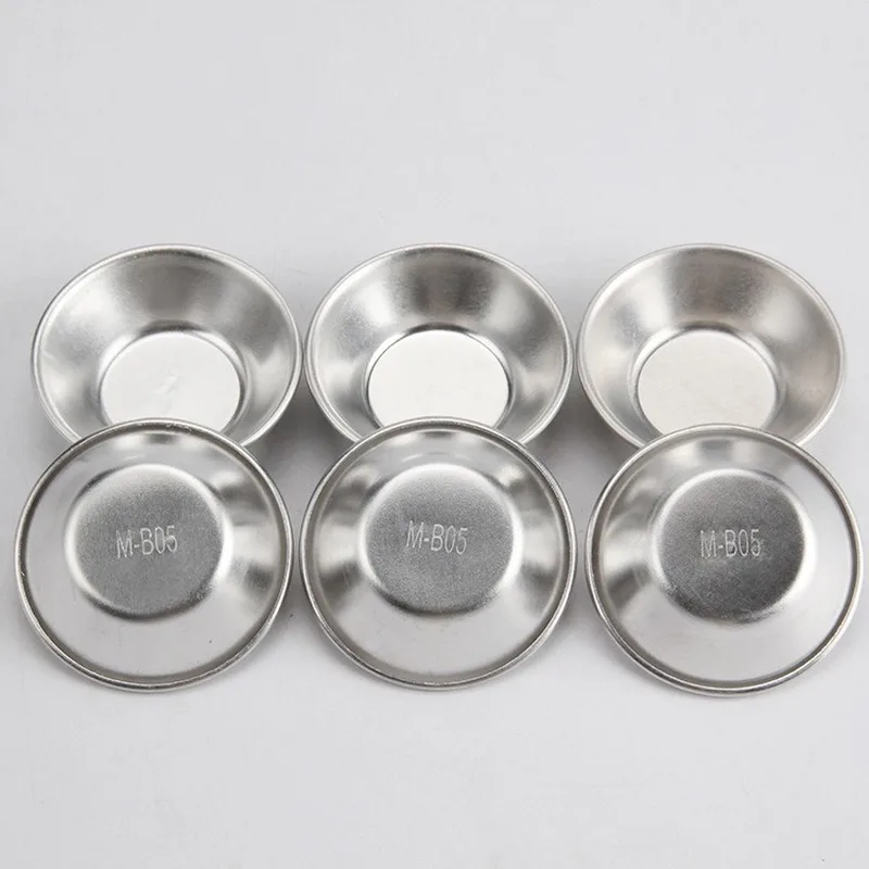 25Pcs Aluminum Alloy Egg Tart Molds Round Shape Cupcake Mini Pie Baking Molds Reusable Muffin Baking Cups Cake Cookie Bakeware