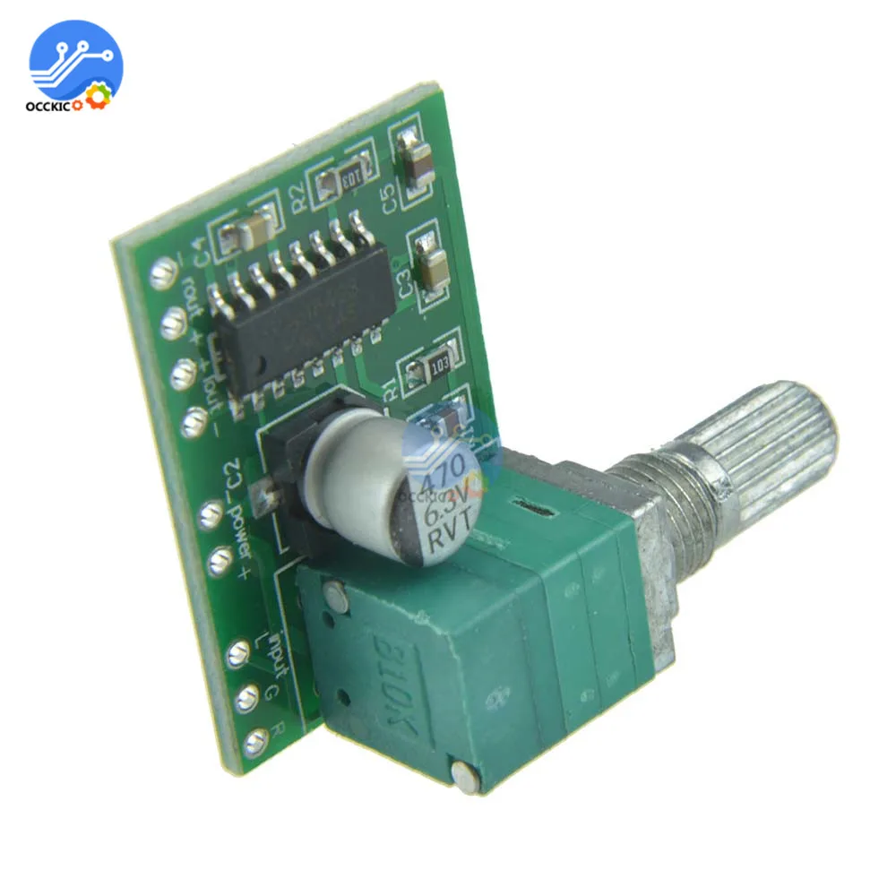 PAM8403 Digital Audio Amplificatore Consiglio Dual Channel DC 5 V 3Wx2 con Interruttore Potenziometro di Controllo del Volume Stereo USB di Alimentazione