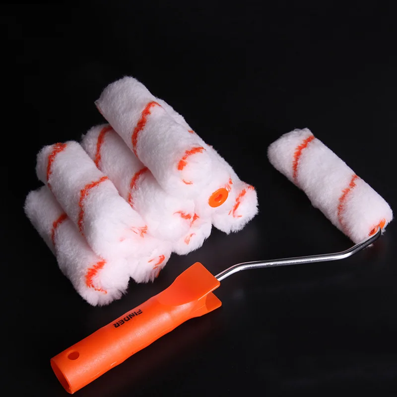 สีโพลีเอสเตอร์ Roller ชุดแปรงสีแปรงแปรงชุดเครื่องมือตกแต่ง