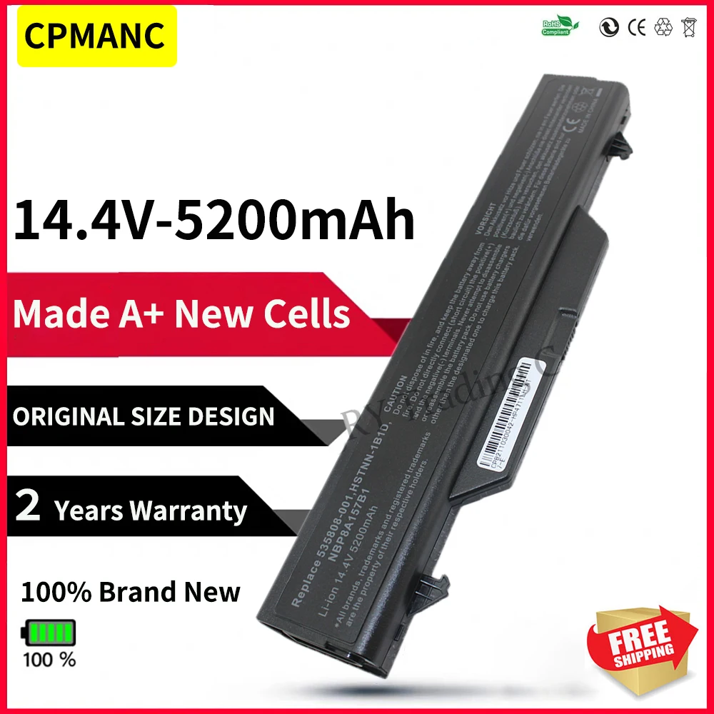 

8 Cell 5200mAh Battery For HP ProBook 4510s 4515s 4710s 4720s HSTNN-IB89 HSTNN-IB88 HSTNN-OB89 HSTNN-OB88 HSTNN-LB88 HSTNN-XB89