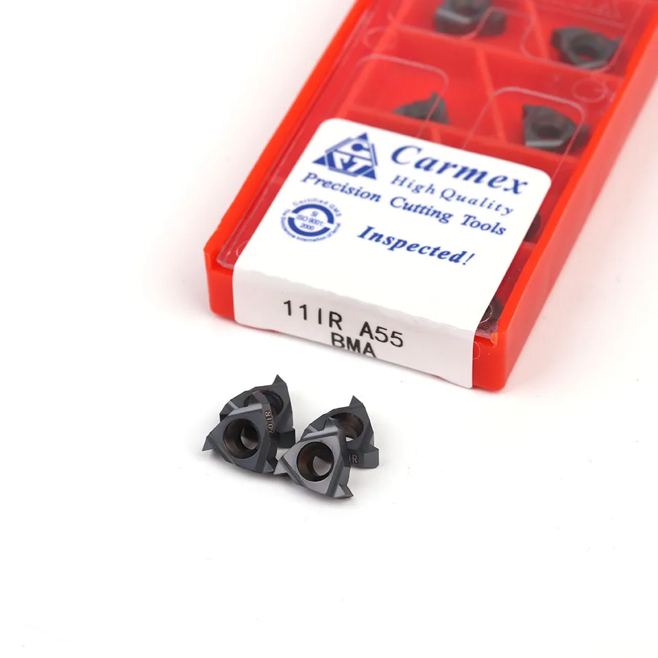 

11IR 11ER ISO 0,5, 0,75, 1,0, 1,25, 1,5, 1,75 A55 A60 BMAcnc поворотные твердосплавные вкладыши резьбовые вставки