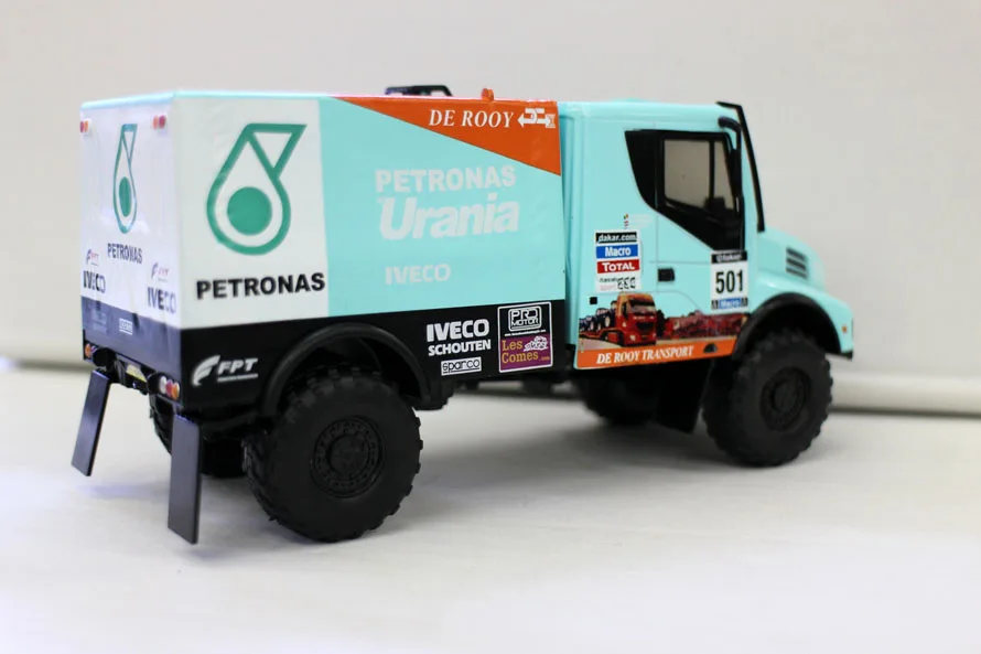 NEW  Collection 1:43 Scale IVEeCOco POWERSTAR 2014 Rally Racing TRUCK Diecast Model For Colllection gift