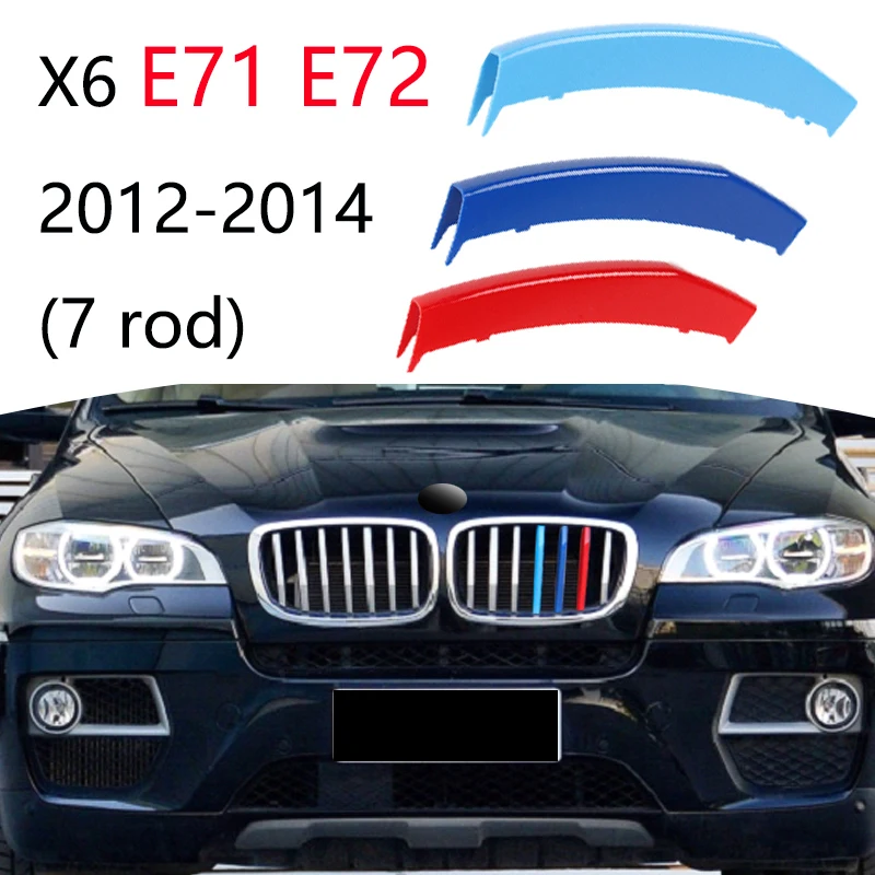 3 Stück Auto gitter Zierleiste für BMW x1 x2 x3 x4 x5 x6 x7 e84 f48 f49 f39 e83 f25 g01 f26 g02 e70 f15 e53 g05 e71 e72 f16 g06 g07 – Detail 7