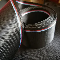 Ximoor 4M-30M multicolour Car Seat Belt Webbing Small stripes European Standard Car Personalized Modification Seat Belt Webbing